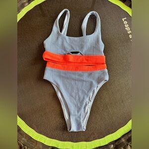 Aerie two-piece swimsuit.